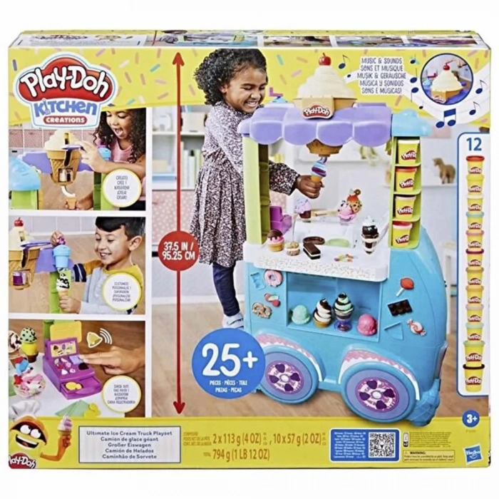 Play-doh Dev Dondurma Arabam F1039