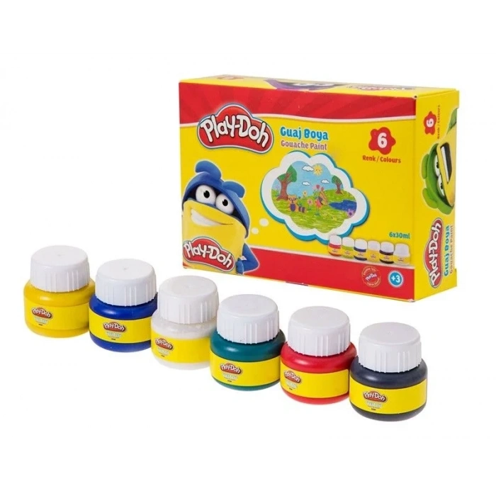 Play-Doh Guaj Boya Seti 6 Renk x 30 ml.