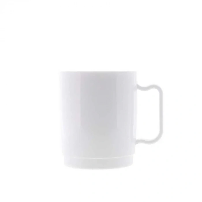 Polikarbonat Kupa Beyaz 300 Ml - 4 Adet