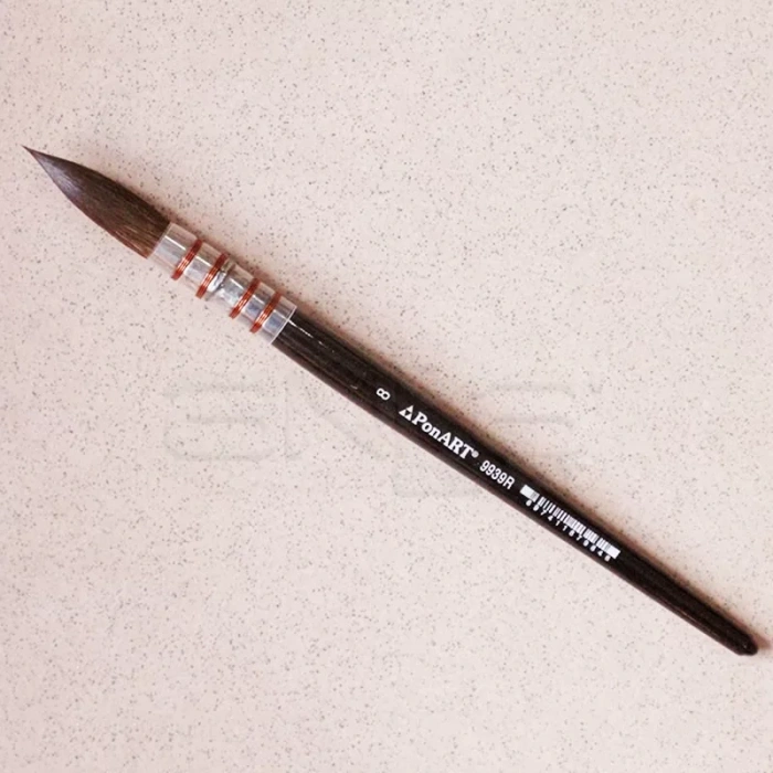 Ponart 9939r Seri Sulu Boya Fırçası No: 8