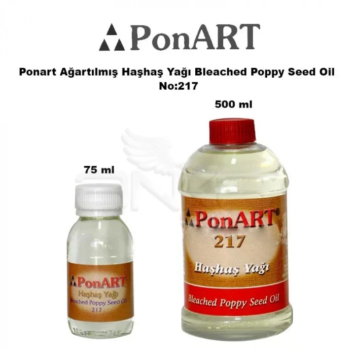 Ponart Ağartılmış Haşhaş Yağı Bleached Poppy Seed Oil No:217