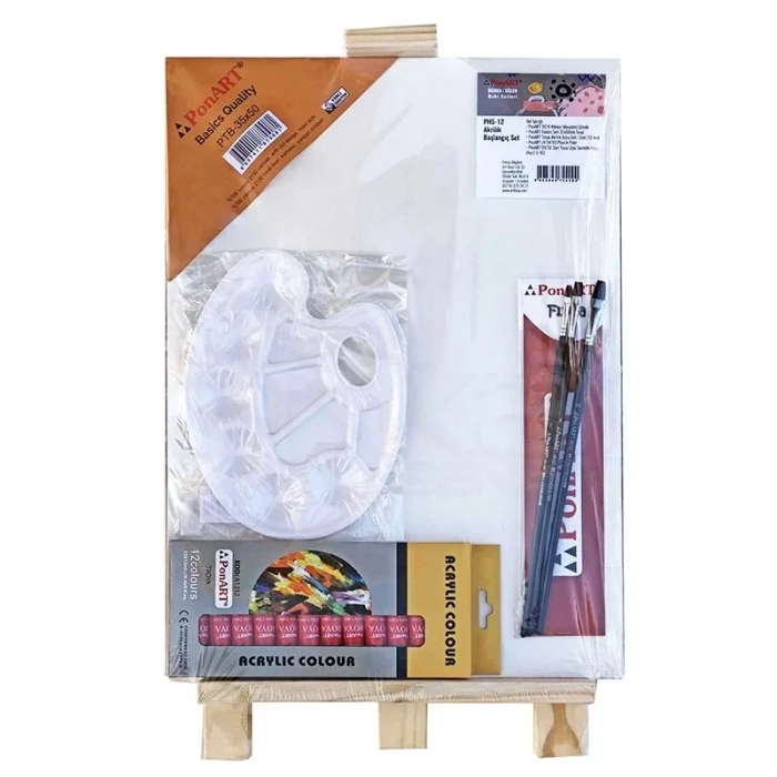 Ponart Akrilik Boya Başlangıç Seti Phs-12