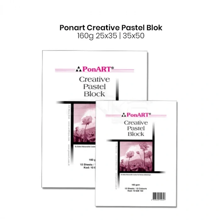 Ponart Creative Pastel Blok 160g 15 Yaprak