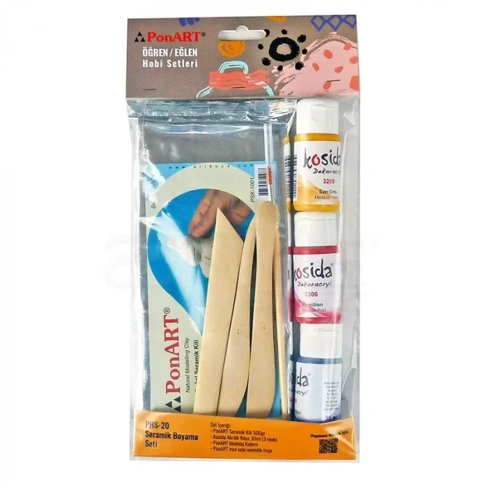 Ponart Seramik Boyama Seti Phs-20