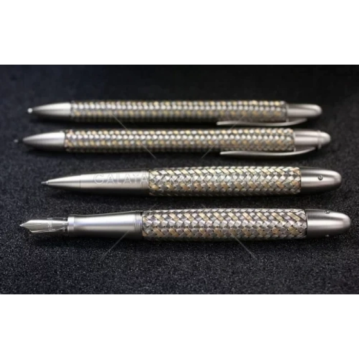 Porsche Design Kurşun Kalem P3110 TexFlex Altın-Çelik 988816