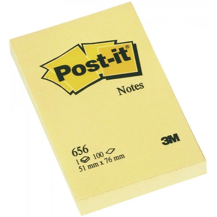 Post-it 100 Yaprak Not Sarı 51x76 mm 656