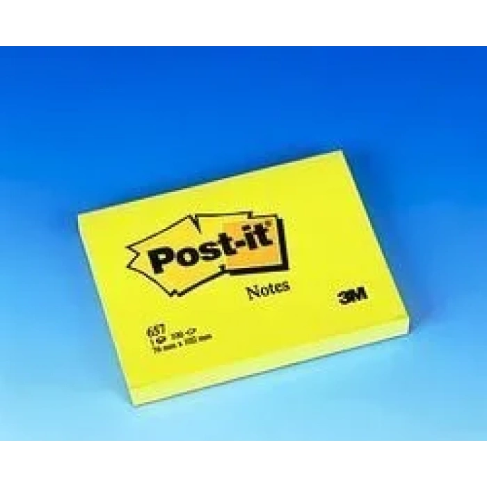 Post-it® 657 Not Sarı 100yp 76x102mm