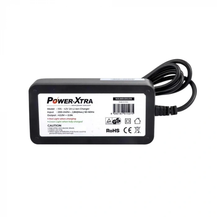 Power-Xtra - 10S - 42V 2A - Li-ion Pil Şarj Cihazı