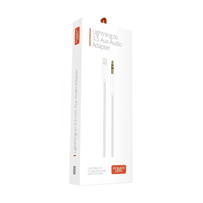 Powerway Ac05 Lightning To 3.5mm Aux Audio Ses Çevirici Adaptör