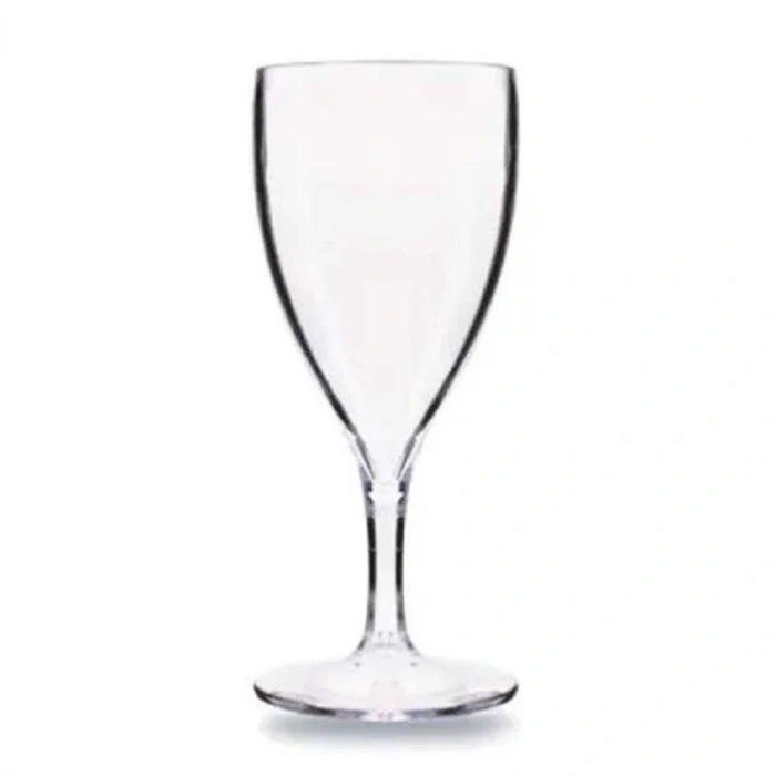 Premium Polikarbonat Şarap Bardağı Şeffaf 230 Cc