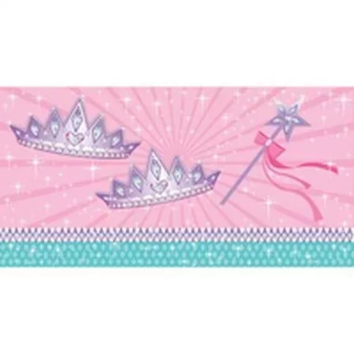 Prenses Partisi Plastik Masa Örtüsü 137 x 274 cm