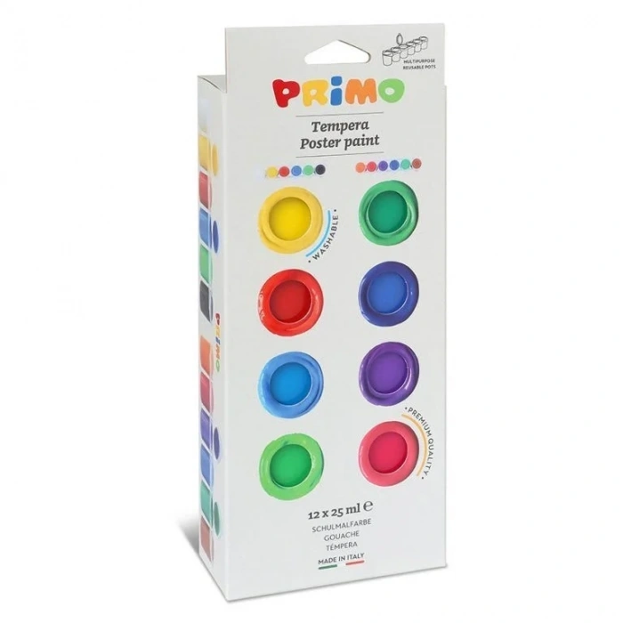 Primo Poster Boya 25 Ml x 12 Renk (MC-252TB12)
