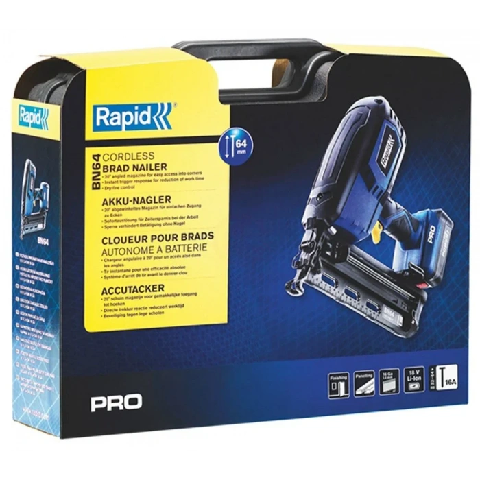 Rapid 5000837 Akülü Çivi Çakma Tabancası Pro BN64 - 5000837
