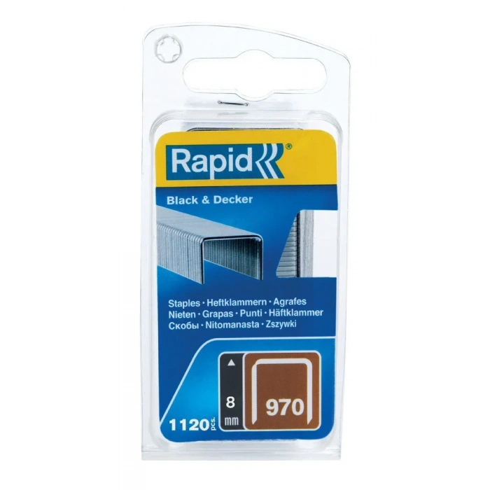 Rapid Zımba Teli 970 Serisi 8 mm Galvaniz Kaplı (1 Pkt/1120 Adet) - 40109550
