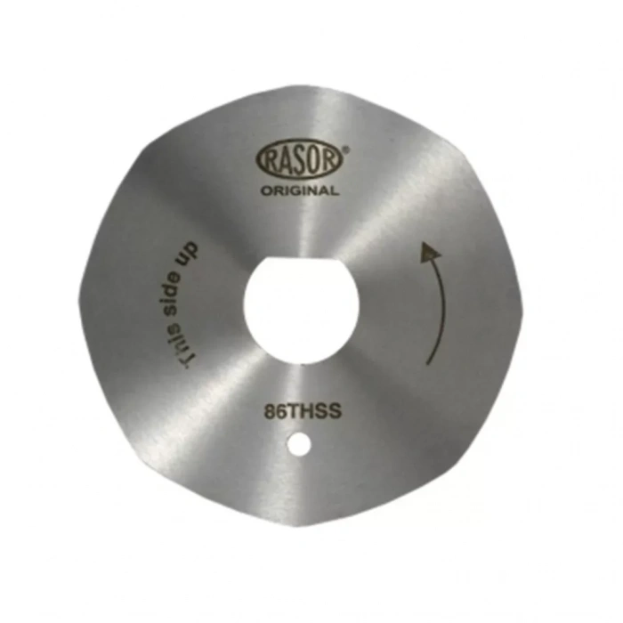 Rasor Yuvarlak Kesim Motor Yüksek Karbonlu 86Mm 5 Köşe Bıçak / 86