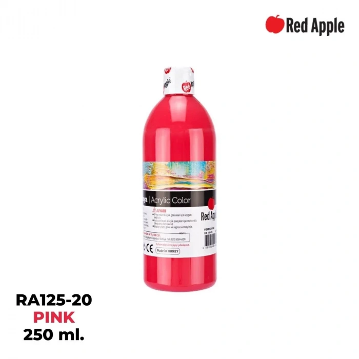 Red Apple Akrilik Boya 250ml 20 Pink