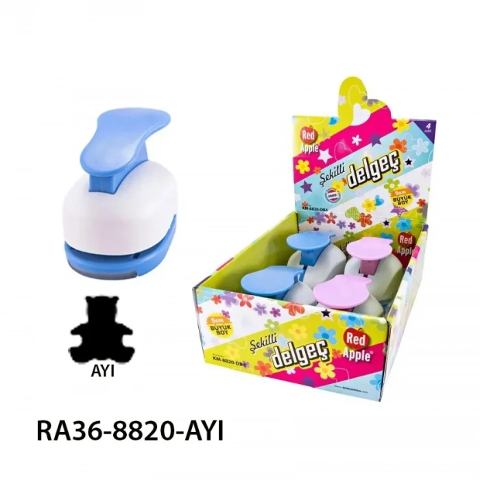 Red Apple Mega Boy Şekilli Delgeç Şekilgeç 2 (5 cm.) AYICIK