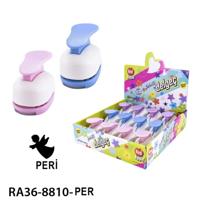 Red Apple Orta Boy Şekilli Delgeç Şekilgeç 1 (2.5 cm.) PERİ