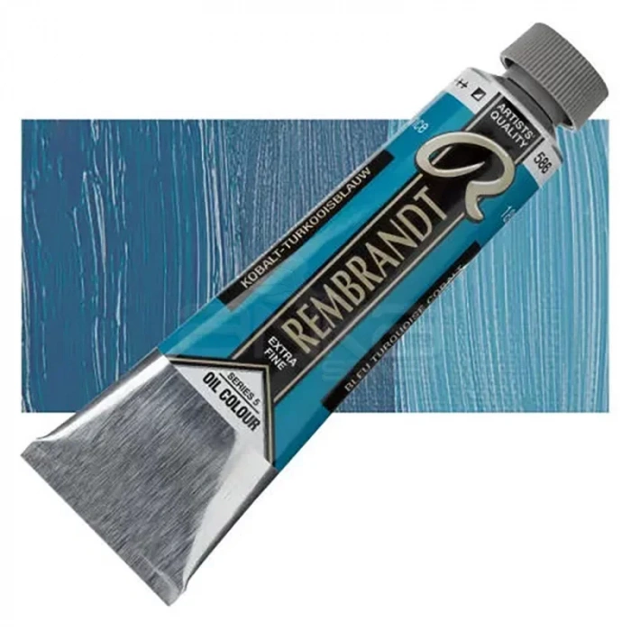 Rembrandt 40ml Yağlı Boya Seri:5 No:586 Cobalt Turq. Blue