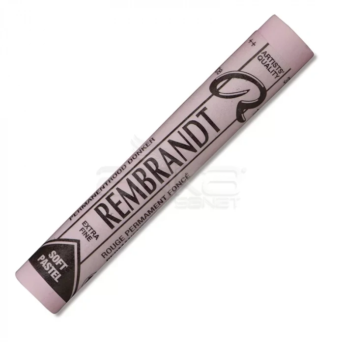 Rembrandt Soft Pastel Boya Permanent Red Deep 371.9