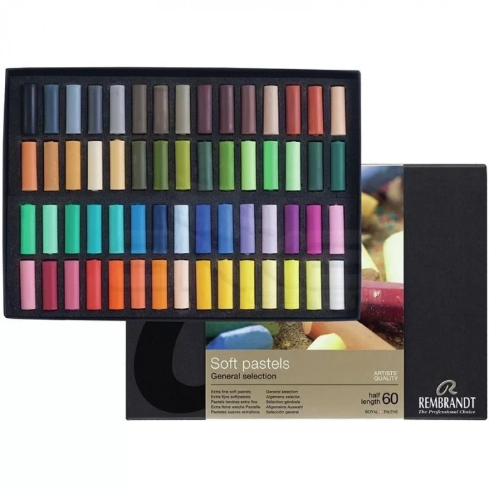 Rembrandt Soft Pastel Yarım Boy 60lı set