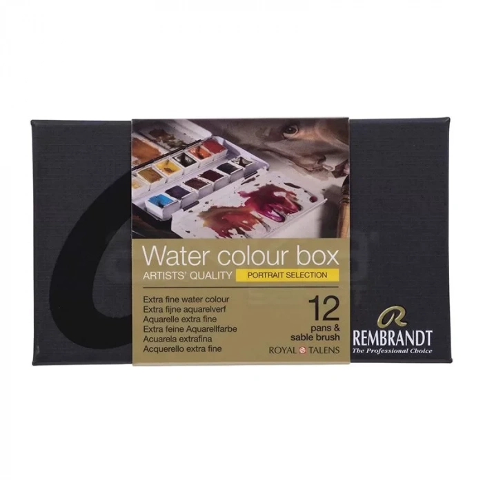 Rembrandt Sulu Boya Seti 12 Renk + Fırça Portrait Selection