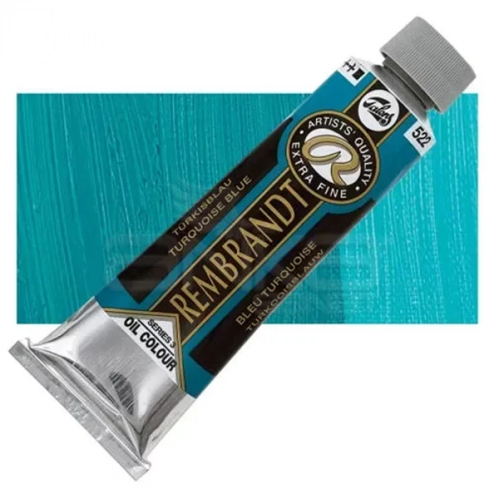 Rembrandt Yağlı Boya 150ml Seri 3 No: 522 Turquoise Blue