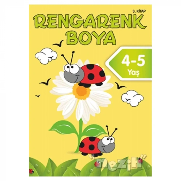 Rengarenk Boya 4-5 Yaş (3. Kitap)