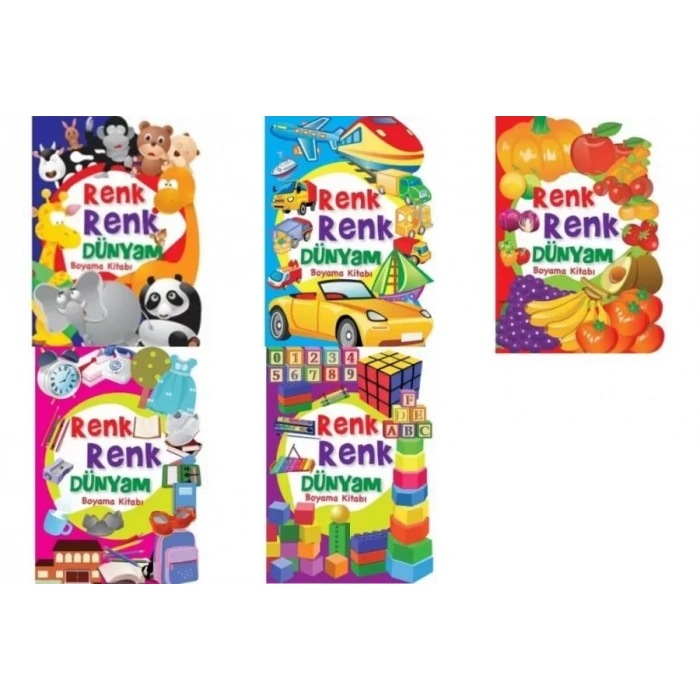 Renk Renk Dünyam Boyama 1-5 Ema Çocuk