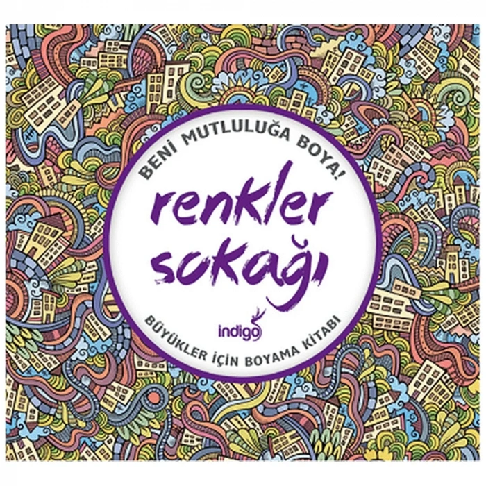Renkler Sokağı – Büyükler İçin Boyama Kitabı
