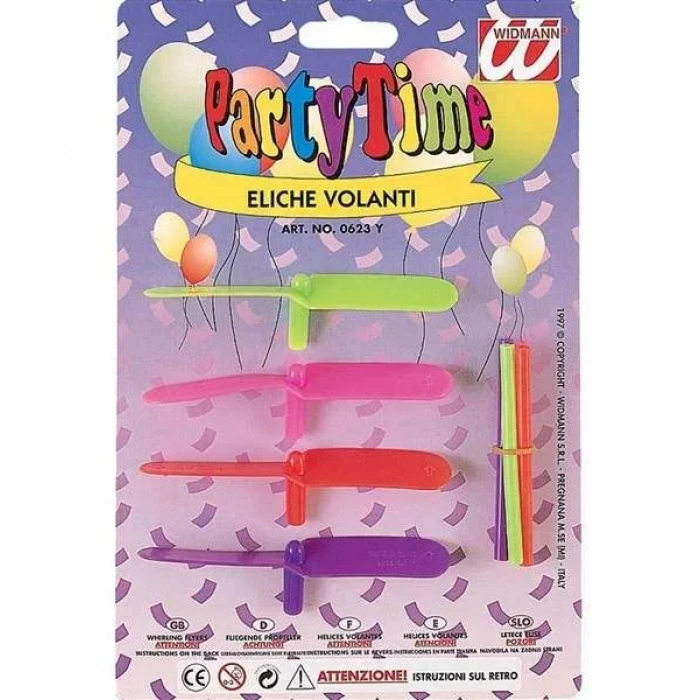 Renkli Fırıldak 4 Lü Paketlerde