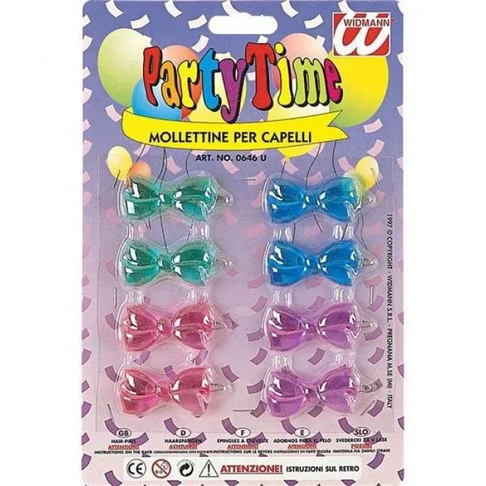 Renkli Tokalar 8 Li Paketlerde