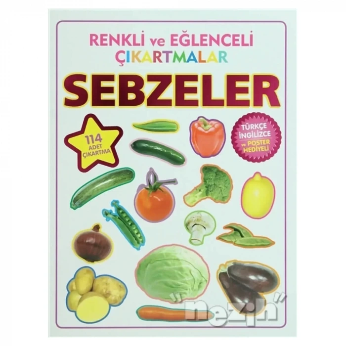Renkli Ve Eğlenceli Çıkartmalar - Sebzeler (vegetables)
