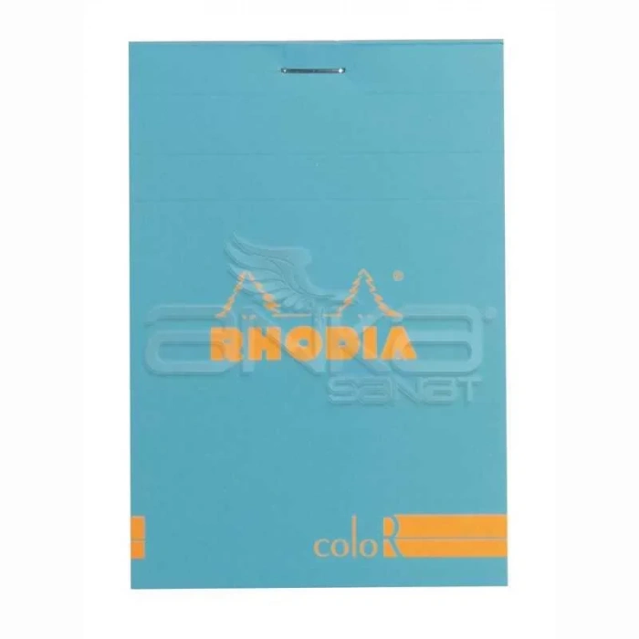 Rhodia Basic Çizgili Bloknot Turquoise Blue Kapak 90g 70 Yaprak