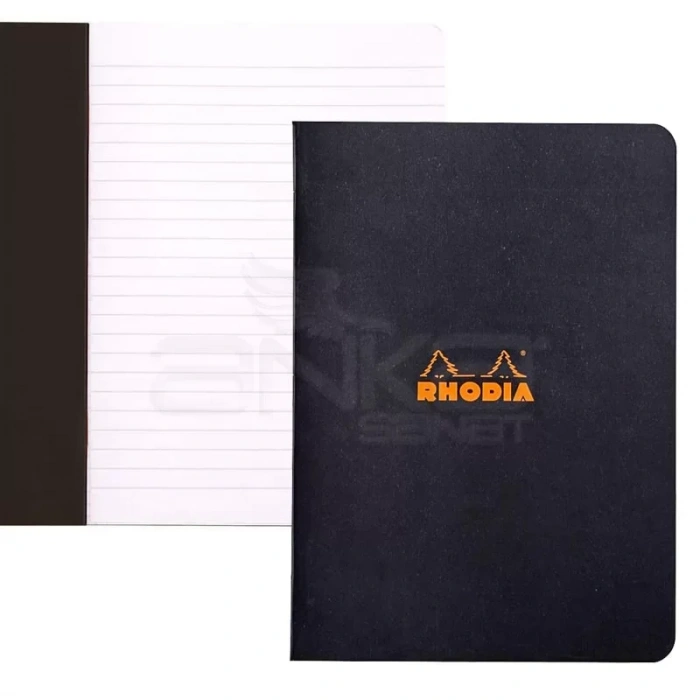 Rhodia Basic Siyah Kapak Defter 80g 48 Yaprak 148x210mm