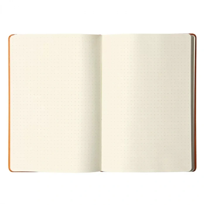 Rhodia Boutıque Sert Kapak Defter Noktalı Turuncu 9x14cm