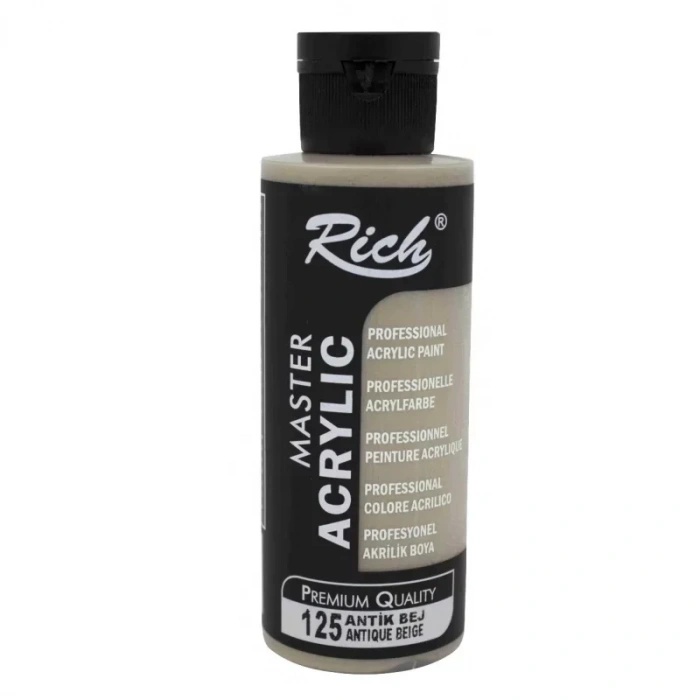 RICH AKRİLİK BOYA 125 ANTİK BEJ 120 cc