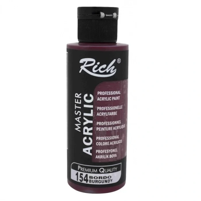 RICH AKRİLİK BOYA 154 BORDO 120 cc