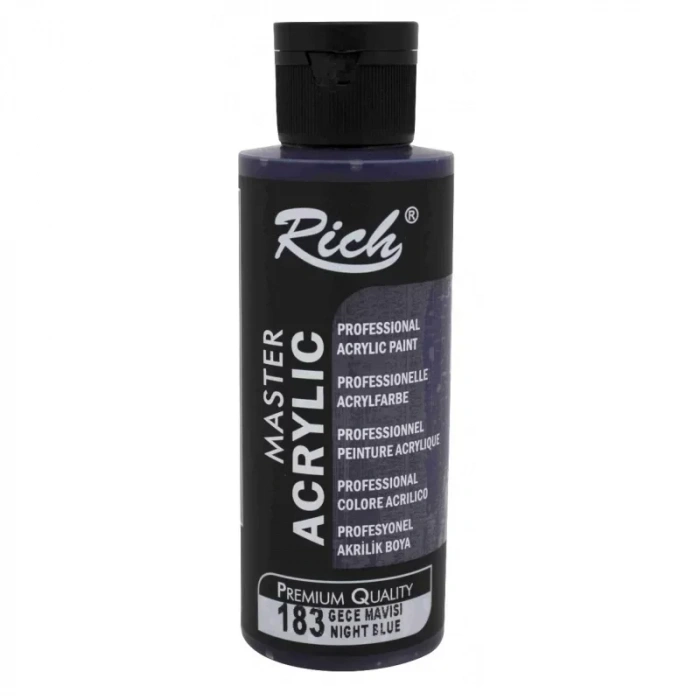 Rıch Akrilik Boya 183 Gece Mavisi 120 Cc