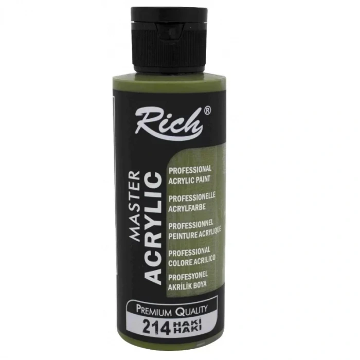 RICH AKRİLİK BOYA 214 HAKİ 120 cc