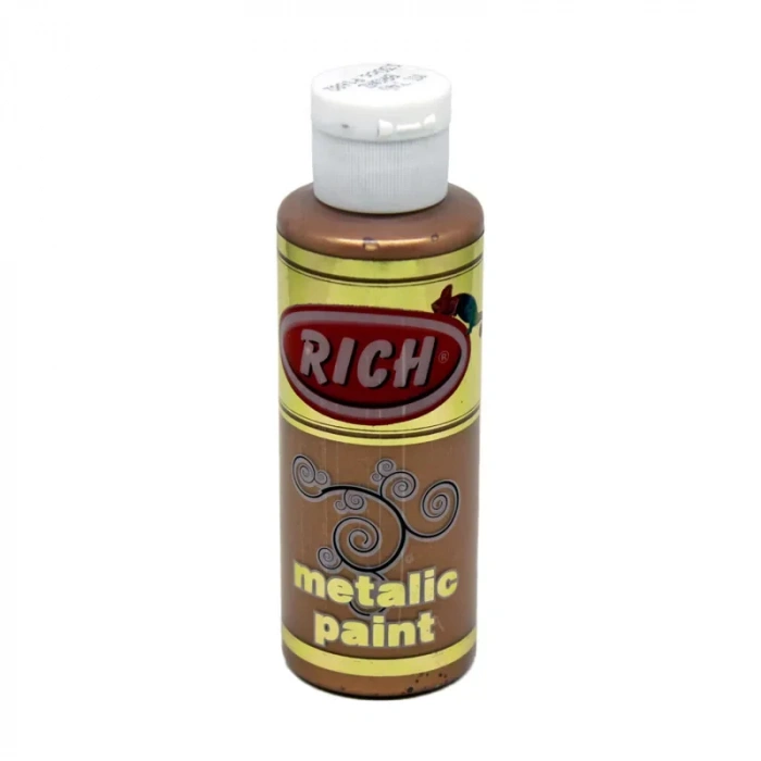 Rich Akrilik Metalik Boya 120ml 740 Bronz