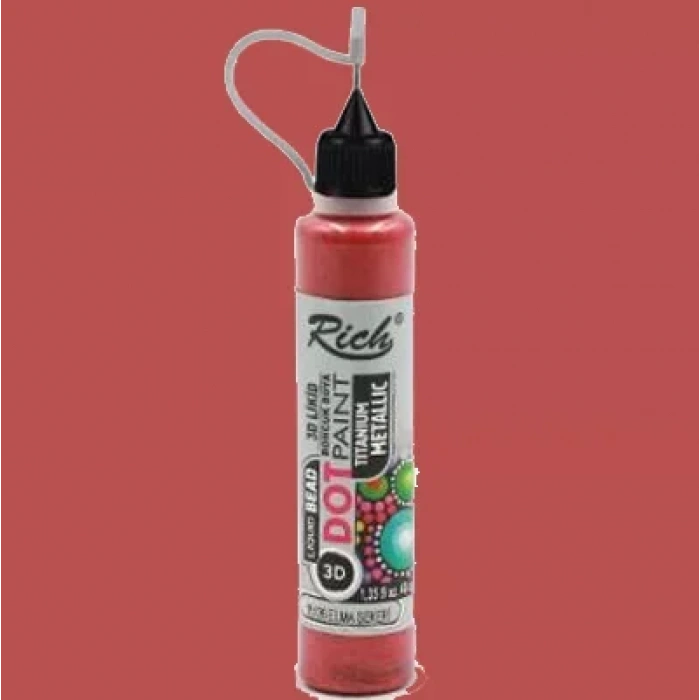 Rich Dot Paınt Boncuk Boya Titanium Metalik  15126 Elma Şekeri