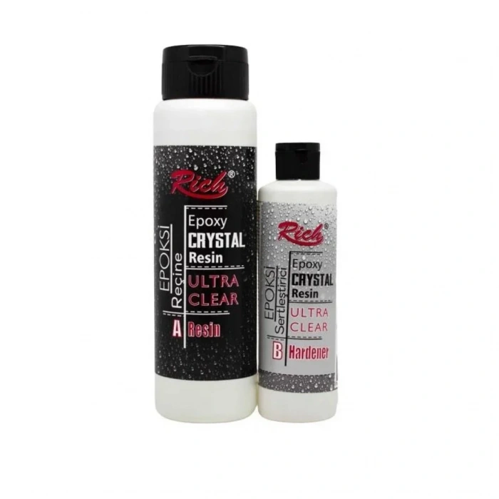Rich Epoxy Crystal Resin Kristal Reçine 750ml Transparan Şeffaf