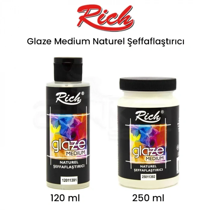 Rich Glaze Medium Naturel Şeffaflaştırıcı