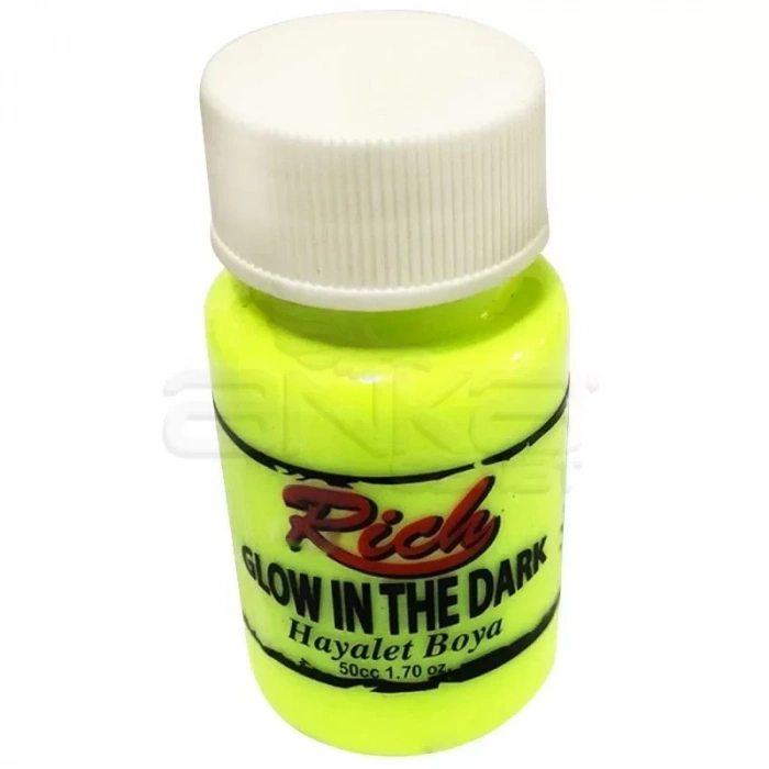 Rich Karanlıkta Parlayan Boya Glow In The Dark 50ml 3016 Sarı