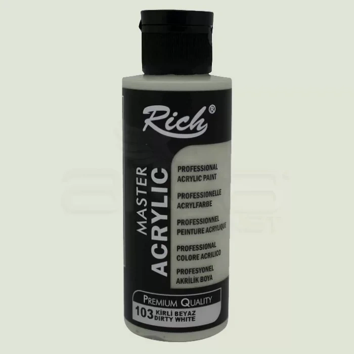 Rich Master Akrilik Boya 120ml 103 Kirli Beyaz