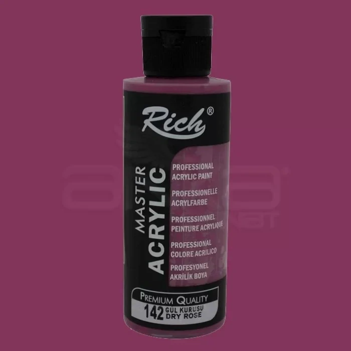 Rich Master Akrilik Boya 120ml 142 Gül Kurusu