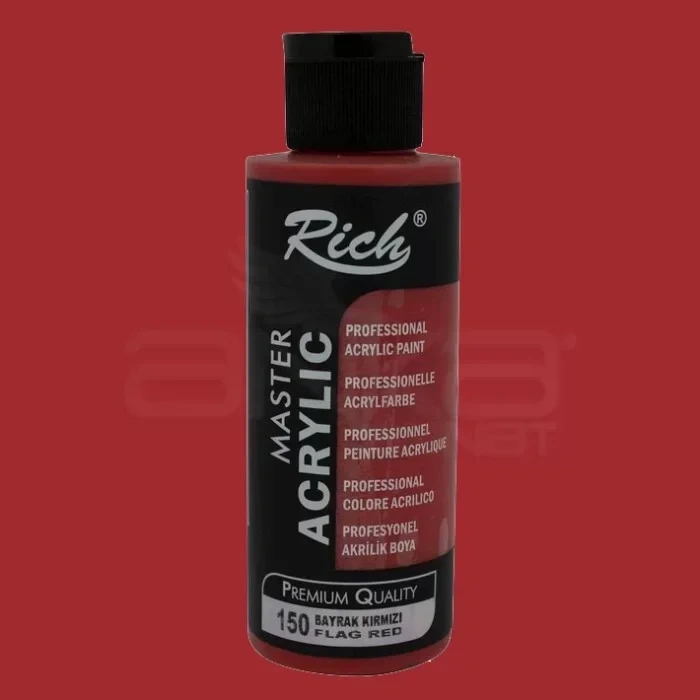 Rich Master Akrilik Boya 120ml 150 Bayrak Kırmızı