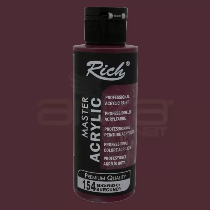 Rich Master Akrilik Boya 120ml 154 Bordo