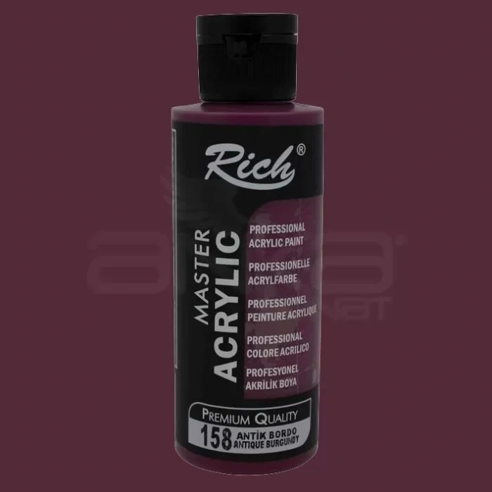Rich Master Akrilik Boya 120ml 158 Antik Bordo